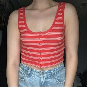 Retro cropped tank